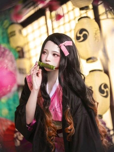 nezuko cosplay|Explore the Best Nezukokamadocosplay Art .